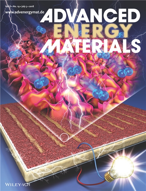 KAIST 연구팀의 연구성과는 어드밴스트 에너지 머티리얼즈의 표지 논문으로 게재됐다.(사진=어드밴스트 에너지 머티리얼즈)