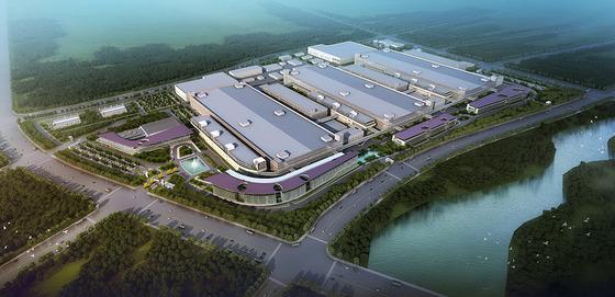 중국 후베이성 우한에 위치한 양쯔메모리테크놀로지(YMTC)의 반도체 공장(사진=YMTC 홈페이지)