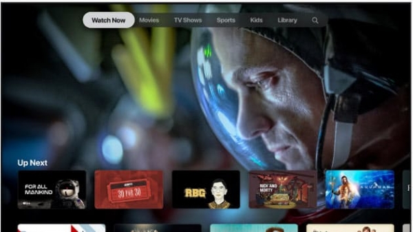 애플이 미국 시간으로 1일 개시한 독자의 동영상 전송 서비스 ‘TV+’ 화면