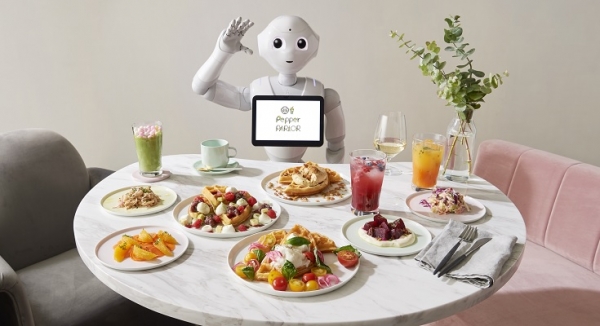 일본 소프트뱅크는 로봇이 주요 업무를 모두 처리하는 로봇 카페 ‘페퍼 파라’를 5일 오픈한다. 소프트뱅크 웹사이트 캡처