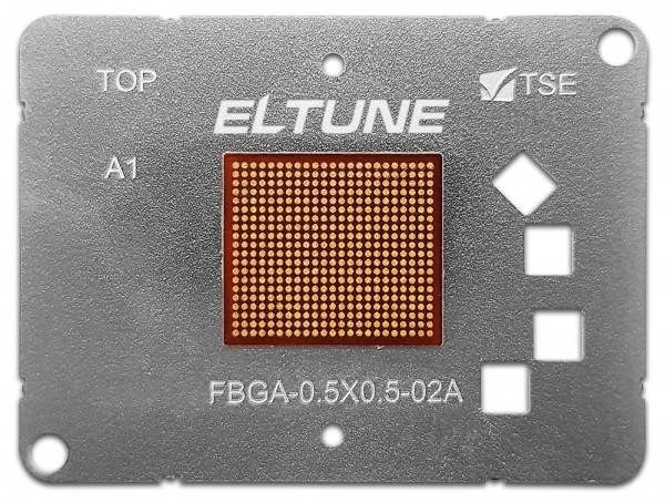 티에스이의 초고속 SoC(시스템 온칩) 반도체 테스트 소켓 'ELTUNE' [사진제공: 티에스이]