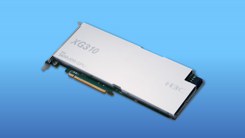 인텔 H3C XG310 PCIe 카드 (앞면)