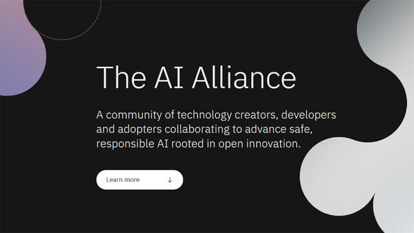 IBM과 메타가 결성한 AI 동맹 소개 사진. 출처=IBM